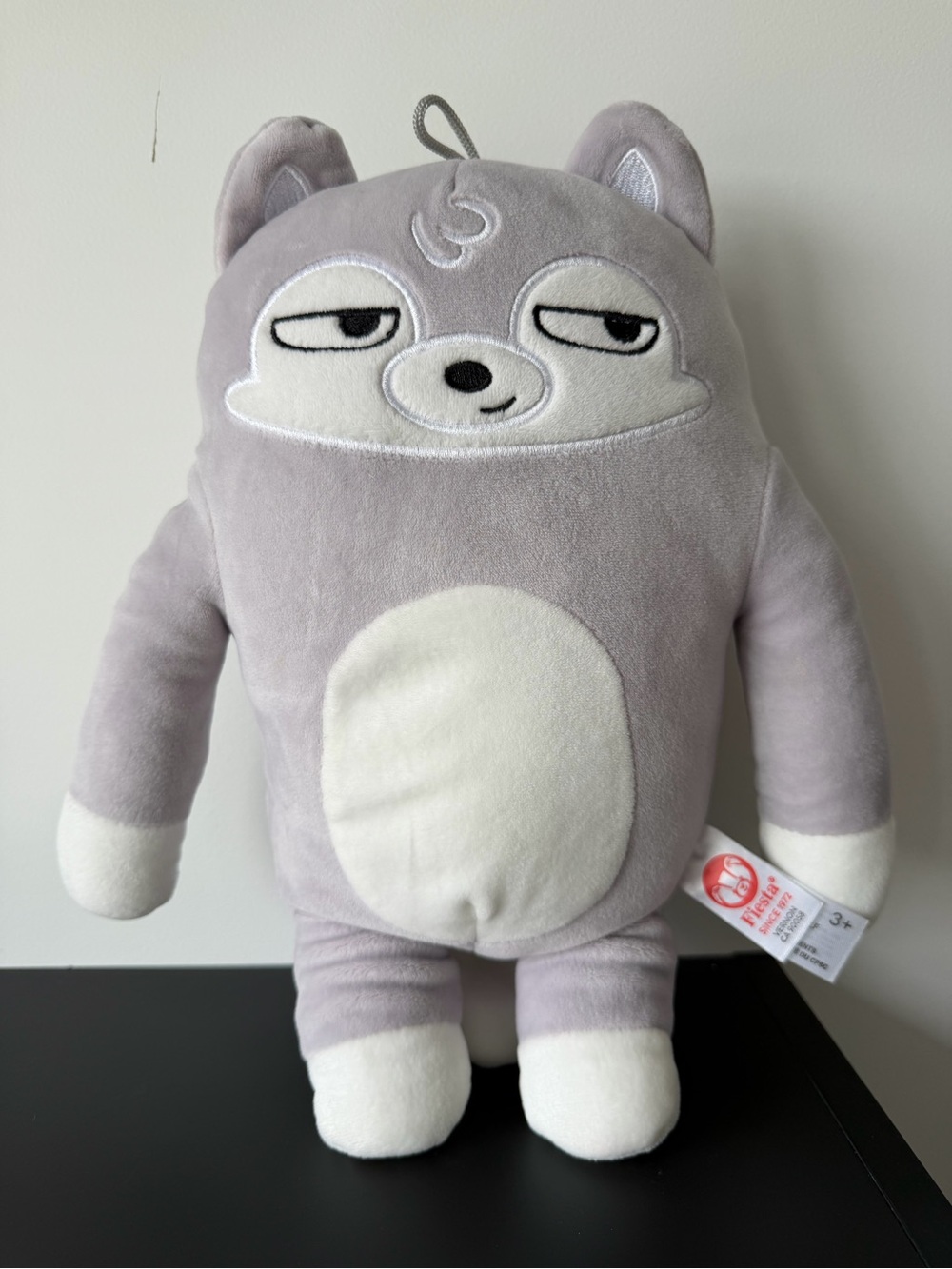 Great Wolf Lodge 12" Winston Shift Eye Wolf Plush Pillow Stuffed Animal Fiesta